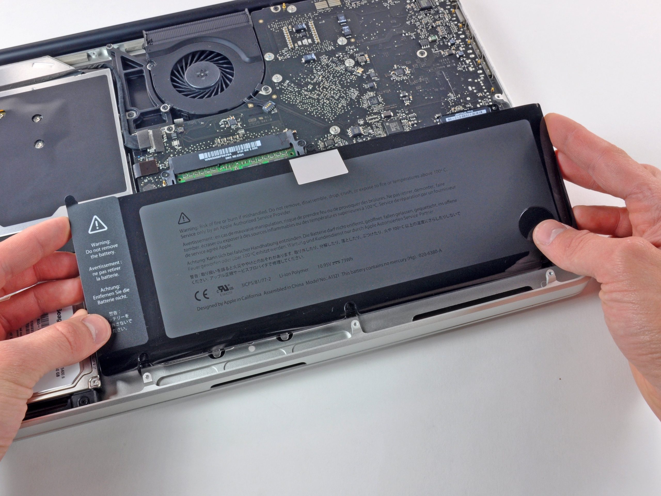 Аккумулятор macbook pro 2010